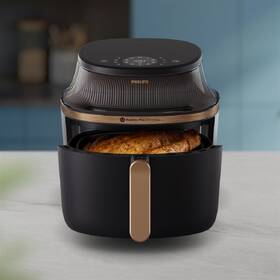 Fritéza horkovzdušná Philips 7,2 l, NA342/00 černá barva
