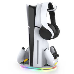 Dokovací stanice iPega P5S045 s RGB pro PS5/PS5 Slim bílá

 obrázek produktu 3 z 6