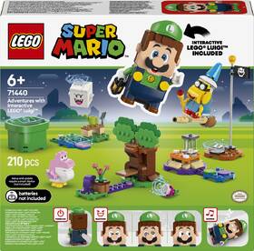 Stavebnice LEGO® Super Mario™ 71440 Interaktivní Luigi™ a dobrodružství 

 obrázek produktu 2 z 8