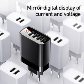 Nabíječka do sítě Baseus Mirror Lake Digital Display 4xUSB Travel Charger 30W černá

 obrázek produktu 3 z 6