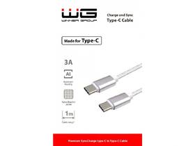 Kabel WG USB-C/USB-C, 1 m bílý

 obrázek produktu 1 z 2