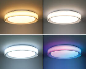 Stropní svítidlo Solight Floco, 30W + 6W RGB bílé

 obrázek produktu 8 z 10