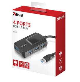 USB Hub Trust USB 3.0 / 4x USB 3.0 černý

 obrázek produktu 4 z 5