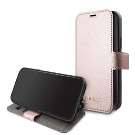 Pouzdro na mobil flipové Guess Iridescent Book na Apple iPhone 11 růžový

 obrázek produktu 2 z 3