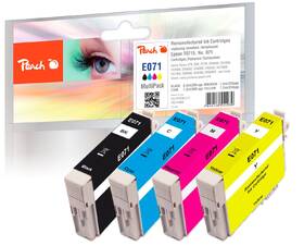 Inkoustová náplň Peach Epson 71, T0715 CombiPac Plus, 1x 8,4, 3x 7,2 ml vícebarevná

 obrázek produktu 1 z 1