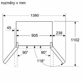 Americká lednice Siemens KF96NAXEA HomeConnect černá/ocel

 obrázek produktu 18 z 22