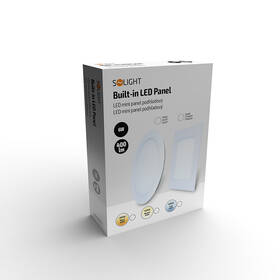 Vestavné svítidlo Solight podhledové, 6W, 400lm, 4000K, kulaté bílé

 obrázek produktu 2 z 2