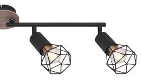 Bodové svítidlo GLOBO Xara I, 4xE14, 40W černé/dřevo

 obrázek produktu 3 z 3
