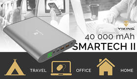 Powerbanka Viking Smartech II QC 3.0 40 000mAh šedá

 obrázek produktu 7 z 13