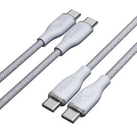 Kabel Voltme Powerlink Rugg Series USB-C/USB-C, CTC 3A/60W 1m šedý

 obrázek produktu 1 z 2