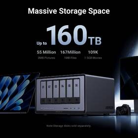 Datové úložiště (NAS) UGREEN NASync DXP6800 Pro šedé

 obrázek produktu 1 z 6