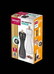 Mlýnek na sůl a pepř Lamart LT7098 (2 ks) černý/bílý

 obrázek produktu 8 z 8