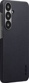 Kryt na mobil Pitaka Ultra-Slim na Samsung Galaxy S25 černý/šedý

 obrázek produktu 1 z 7