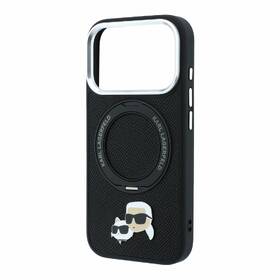 Kryt na mobil Karl Lagerfeld PU Grained K&CH Heads Ring Stand Magsafe na Apple iPhone 18 Pro Max černý

 obrázek produktu 1 z 6