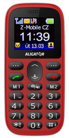 Mobilní telefon Aligator A510 Senior stříbrný/červený

 obrázek produktu 2 z 3