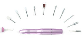 Sada na manikúru / pedikúru Rio NAEF fialová barva
