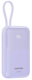 Powerbanka Canyon OnPower 101 PD22,5W 10 000 mAh fialová

 obrázek produktu 1 z 9