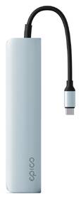 USB Hub Epico 6in1 Aluminium Hub 8K with USB-C světle modrý

 obrázek produktu 2 z 4
