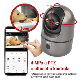 IP kamera EMOS GoSmart IP‑220W stříbrná

 obrázek produktu 14 z 25
