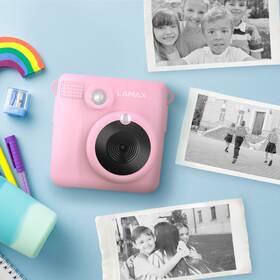 Instantní fotoaparát LAMAX InstaKid1 růžová barva
