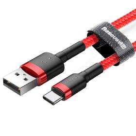 Kabel Baseus Cafule USB/USB-C, 2A, 2m černý/červený

 obrázek produktu 2 z 4