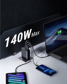 Nabíječka do sítě Voltme Revo 140 2xUSB-C, 1xUSB-A 140W černá

 obrázek produktu 1 z 3