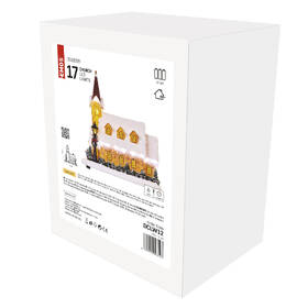 LED dekorace EMOS zasněžený vánoční kostel, 26 cm, 3x AA, vnitřní, teplá bílá 

 obrázek produktu 6 z 6