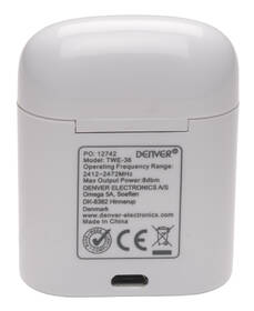 Sluchátka Denver TWE-36MK3 bílá

 obrázek produktu 4 z 4