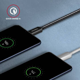 Kabel Axagon SPEED+ USB-C / USB-C, 2m,PD 100W, 4K HD, pletený černý

 obrázek produktu 4 z 6