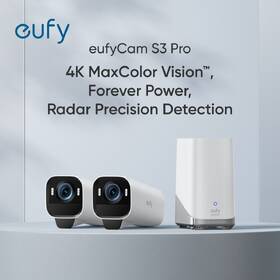 IP kamera Anker eufy S3 Pro 4K (3 ks + HomeBase 3) bílý

 obrázek produktu 3 z 6