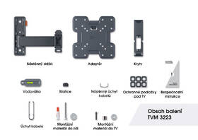 Držák TV Vogel’s TVM 3223 polohovatelný, pro úhlopříčky 19" až 43", nosnost 15 kg černý

 obrázek produktu 9 z 11