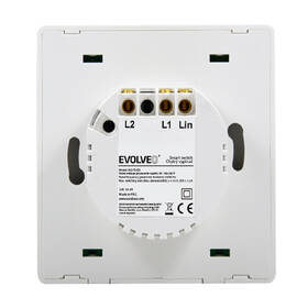 Vypínač Evolveo Dual Switch, Wi-Fi bílý

 obrázek produktu 3 z 10