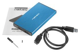 Box na HDD Natec Rhino Go, 2,5" SATA, 3.2 Gen1 modrý

 obrázek produktu 5 z 6