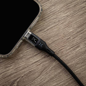 Kabel FIXED USB-C/USB-C, s displejem, PD, 100W, 2 m černý

 obrázek produktu 7 z 9