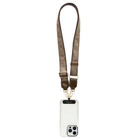 Popruh na krk Guess Crossbody PU 4G Metal Logo hnědý

 obrázek produktu 3 z 3