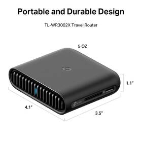 Router TP-Link TL-WR3002X, AX3000 Wi-Fi 6 černý

 obrázek produktu 6 z 8