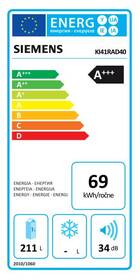Chladnička Siemens KI41RAD40 

 obrázek produktu 1 z 6