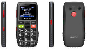 Mobilní telefon Aligator A440 Senior černá barva
