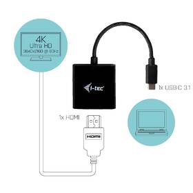 Redukce i-tec USB-C/HDMI 4K/60 Hz černá

 obrázek produktu 2 z 3