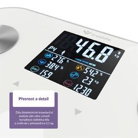 Osobní váha TrueLife FitShape S6 BT bílá/sklo

 obrázek produktu 4 z 9