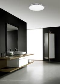 Stropní svítidlo Top Light Silver KS CCT, 10W, 1000lm, IP44, 29cm,teplá/neutrální/studená bílá bílé/chrom

 obrázek produktu 4 z 5