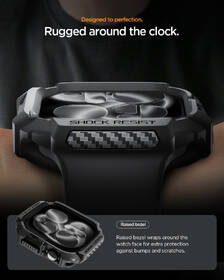 Ochranné pouzdro Spigen Rugged Armor 2 na Apple Watch 46mm černé

 obrázek produktu 13 z 15