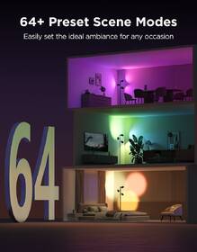 Stojací lampa Govee Tree Lamp RGBICWW, Matter černá

 obrázek produktu 4 z 5