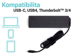 Napájecí adaptér i-tec Universal Charger USB-C PD 3.0 100W černý

 obrázek produktu 5 z 5