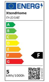 Chytrá žárovka Xtend Home 4,8 W, E14, 450 lm, stmívatelná, RGB 

 obrázek produktu 1 z 3