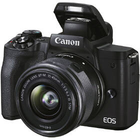 Digitální fotoaparát Canon M50 Mark II + EF-M 15-45 + SB130 + 16GB černý

 obrázek produktu 9 z 11