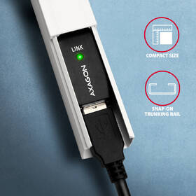 Kabel Axagon USB 2.0 A-M -> A-F aktivní prodlužovací kabel, 5m černý

 obrázek produktu 2 z 4