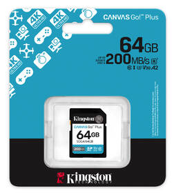 Paměťová karta Kingston SDXC 64GB U3 UHS-I (200R/160W) 

 obrázek produktu 2 z 4