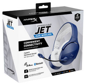 Headset HyperX Cloud Jet Wireless modrý

 obrázek produktu 7 z 9