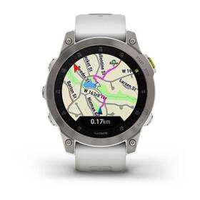 Chytré hodinky Garmin epix (Gen 2) Sapphire - Titan/White Silicone Band 

 obrázek produktu 5 z 12